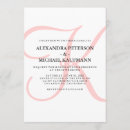 Search for black white pink invitations Simple