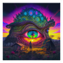 Search for psychedelic landscape posters Abstract