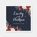 Search for burgundy wedding napkins Floral
