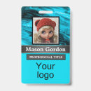 Search for abstract background name tags badges Blue