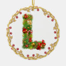Search for letter l christmas tree decorations Initial