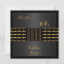 Search for man 20th birthday invitations Gold