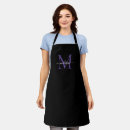 Search for violet aprons Black