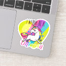 Search for i love unicorns stickers Rainbow
