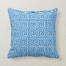 Search for blue and white greek key cushions Classic