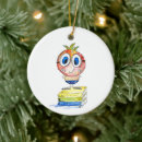 Search for bookworm christmas tree decorations Bibliophile