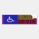 Search for disability bumper stickers Disabled