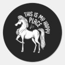 Search for this is my happy place stickers Horse trainer
