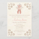 Search for ballet baby girl shower invitations Ballerina