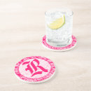 Search for damask wedding coasters Pink