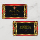 Search for red and gold business cards Elegant
