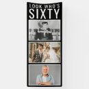 Search for 60th birthday banners Look who's 60