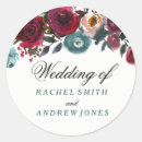 Search for red flower wedding stickers Flowers