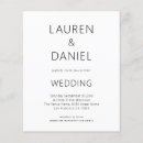 Search for value invitations Black and white
