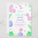 Search for two rex birthday invitations Dinomite party
