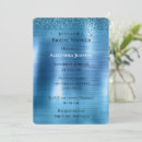 Search for metallic bridal shower invitations Sparkle