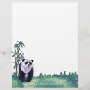 Search for cute panda stationery paper Bamboo