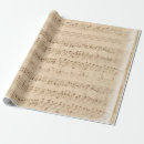 Search for vintage sheet music wrapping paper Background