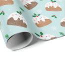 Search for christmas pudding wrapping paper Food