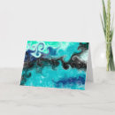 Search for abstract art birthday cards Blue