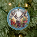 Search for deer antlers christmas tree decorations Red