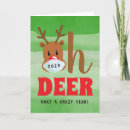 Search for funny deer christmas cards Face mask