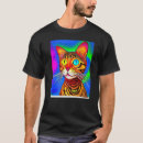 Search for psychedelic cat tshirts Kitty
