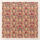 Search for vintage christmas coasters Red and green