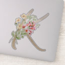 Search for floral letter k stickers Gold