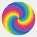 Search for rainbow spiral stickers Abstract