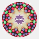 Search for inexpensive stickers Red purple green easter