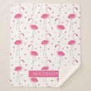Search for cute pink flamingo blankets Modern
