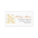 Search for distressed return address labels Modern