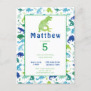 Search for dinosaur silhouettes invitations Boys