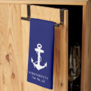Search for monogrammed boat towels Anchor