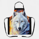 Search for white wolves aprons Wolf