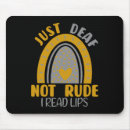 Search for lange mouse mats Deaf awareness month