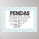 Search for mathematical order of operations posters Orders of operation