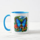 Search for blue butterfly mugs Green