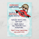 Search for airline birthday invitations Party