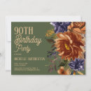 Search for olive green birthday invitations Botanical