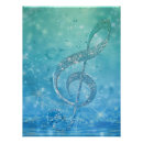 Search for treble clef posters Blue