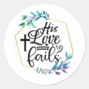 Search for love never fails stickers Christian