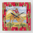 Search for cowboy clocks Vintage