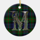 Search for monogram initial letter m christmas tree decorations Clan