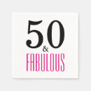 Search for birthday paper napkins 50th