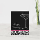 Search for martini glass cards Black