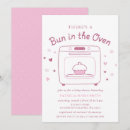 Search for bun in the oven baby shower invitations Cute