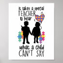 Search for autism child posters Special education teacher