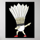 Search for tennis design posters Badminton players